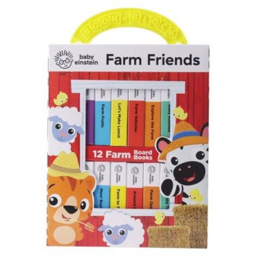 Baby Einstein Farm Animals My First Library 12 Book Set (Board Book)
