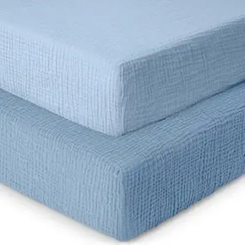 Dreamology Baby Crib Sheets,Muslin Crib Sheet Girls,Boys,Crib Sheet,2 Pack