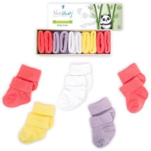 Baby Socks 0-6 Months, 6-12 Infant Ankle Socks for Boys and Girls, Essential Baby Items for Newborns