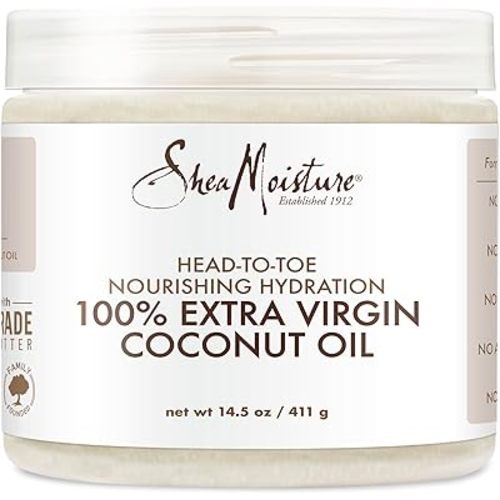 SheaMoisture for Dry Skin Nourishing Hydration 100% Extra Virgin Coconut Oil Soften and Restore Skin and Hair 14.5 oz