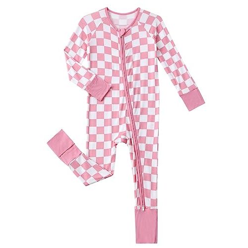 SUZEL Baby Viscose from Bamboo Pajamas - Infant Boys Girls Footless Zippy Pjs Sleep 'N Play Clothes - One Piece Romper
