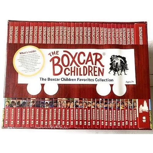 The Boxcar Children Favorites 30 Books Boxed Collection with Activity Book, Journal, Sticker Sheet , DVD, Magnifying Glass, and Poster