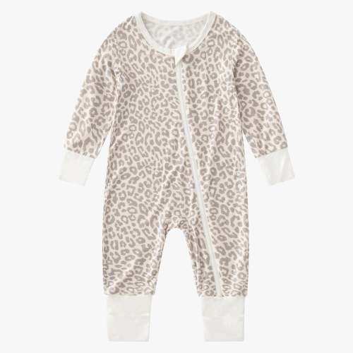 Bamboo Baby Pajamas Convertible Zipper Footie Pajamas Romper – lenygoods