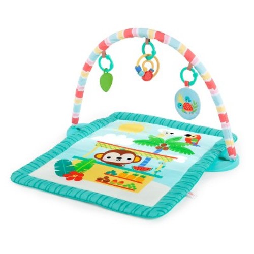 Bright Starts Tiki Toy Bar Baby Activity Gym & Tummy Time Mat - Newborn - 3 Years