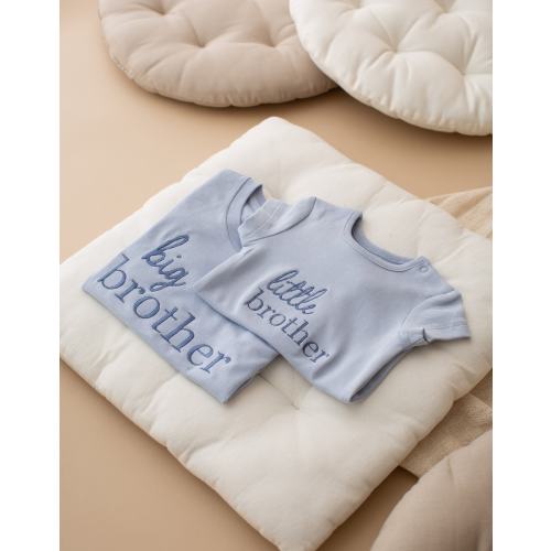 Embroidered Big Brother Little Brother Set - Baby Announcement Sweatshirt - Big Bro Top - Older Sibling Baby Announcement- Big Brother