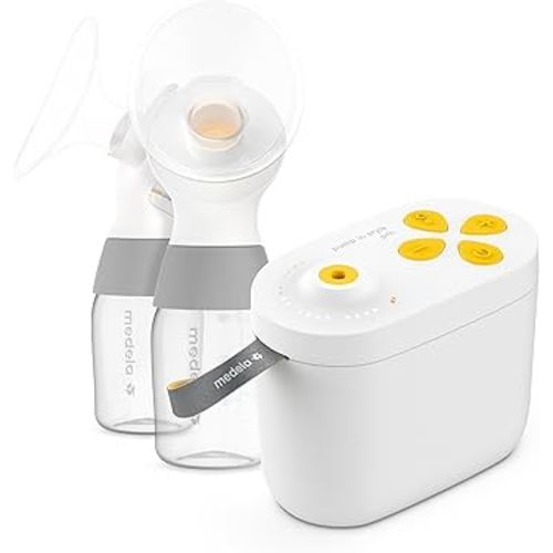 Medla New 2nd Gen Medela Pump in Style Pro Breast Pump, Clinically Proven Hospital-Efficiency, Compact Portable Double Electric Pump with Bottles and PersonalFit Plus Breast Shields