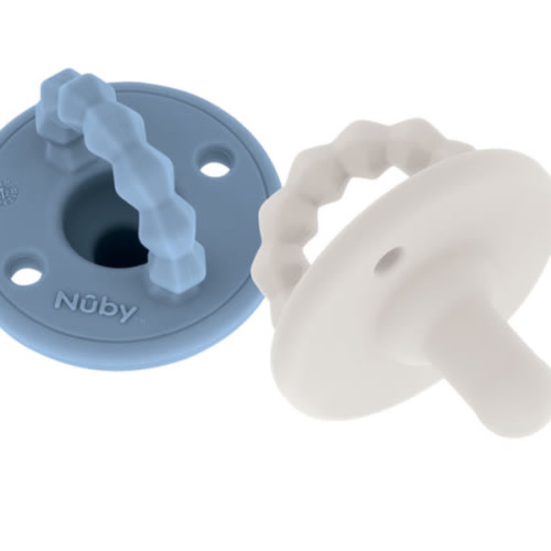 Silicone Softees Pacifier & Teether (2 Pack)