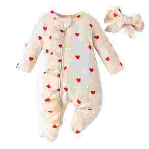CaComMARK PI Baby Bodysuit Onesie One Piece Clearance Newborn Home Outfit Long Sleeve Romper 3-6 Months Zipper Jumpsuit Infant Clothes Girl Boy Gift Cheapest Items on Sale White 3M