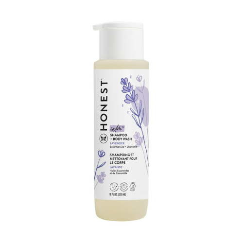 The Honest Company, Baby Shampoo + Body Wash, Calm Lavender, 18 fl. oz.