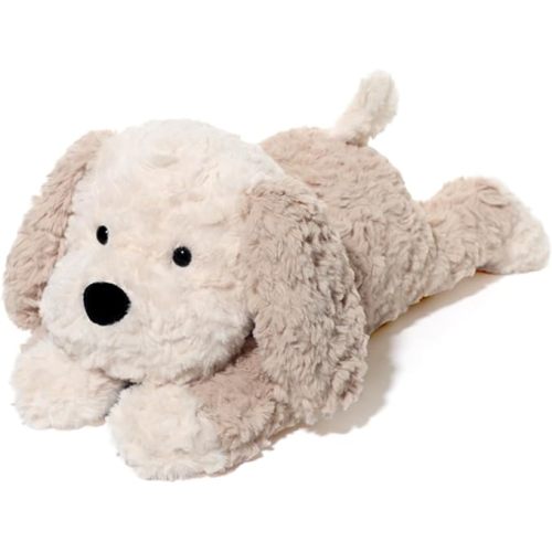 Stuffed Animals Dog Plush Toys Maltese Dog 16.5 inches Soft and Premium Puppy Plush Toy Gift for for Babies Children Adults, Beige/Grey