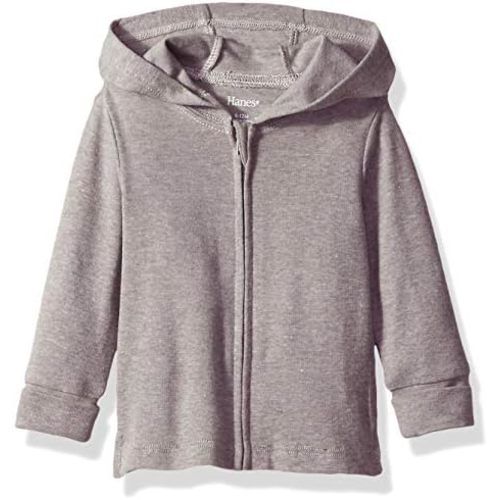 Hanes Hoodie, Zippin Soft 4-Way Stretch Knit Long Sleeve, Babies and Toddlers