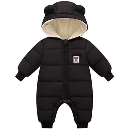 Cute Baby Boys Snowsuit New Born baby girls Winter Coat Toddler Clothes