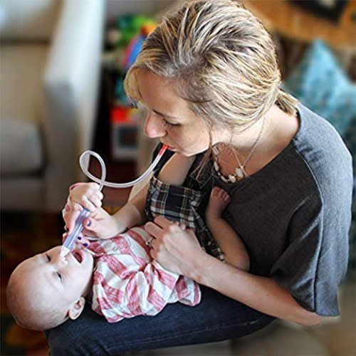 NoseFrida Snotsucker Baby Nasal Aspirator Saline Nasal Spray Kit by Frida Baby