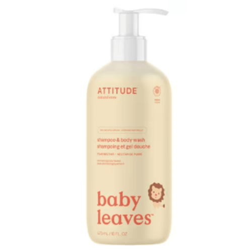 Attitude Baby Leaves 2 in 1 Shampoo & Body Wash Pear Nectar -- 16 fl oz - Vitacost