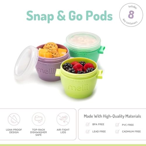 Melii / Snap & Go Pods (2oz) - 6 pcs