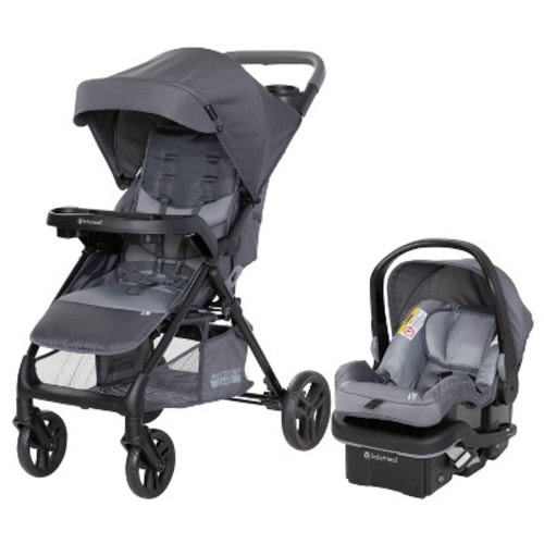 Baby Trend Passport Cargo Travel System with EZ-Lift PLUS Infant Car Seat - Gray Bamaboo