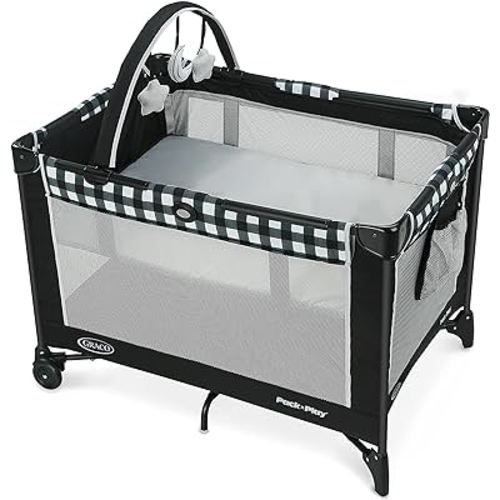 Graco Pack 'N Play On The Go Playard, Kagen with Reach-Through Bassinet and Compact Fold