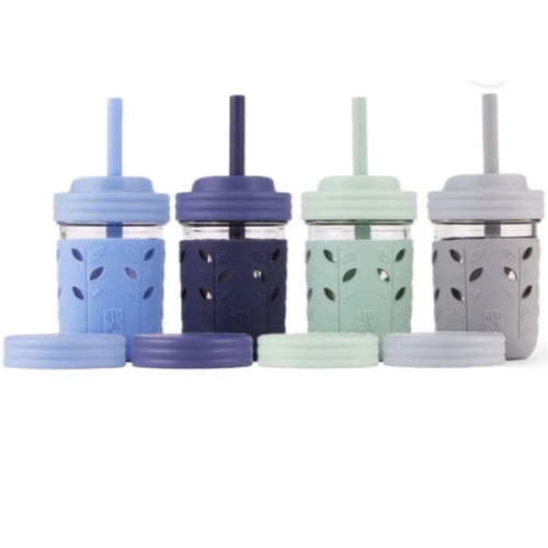 8oz Glass Mason Jar Drinking Tumblers + Food Storage