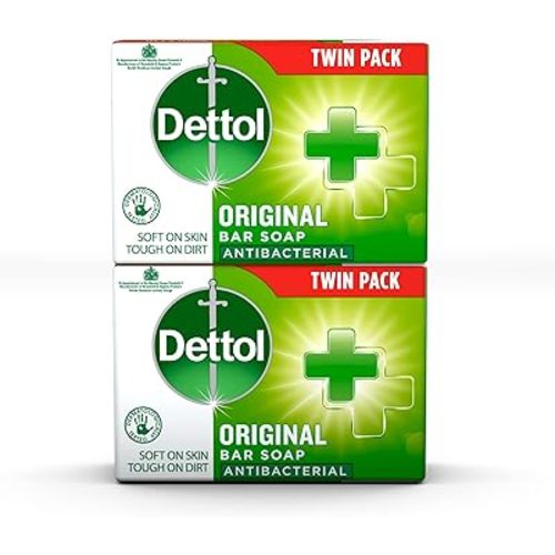 Dettol Anti Bacterial Original Soap 100g Twin Pack Dermatologically Tested
