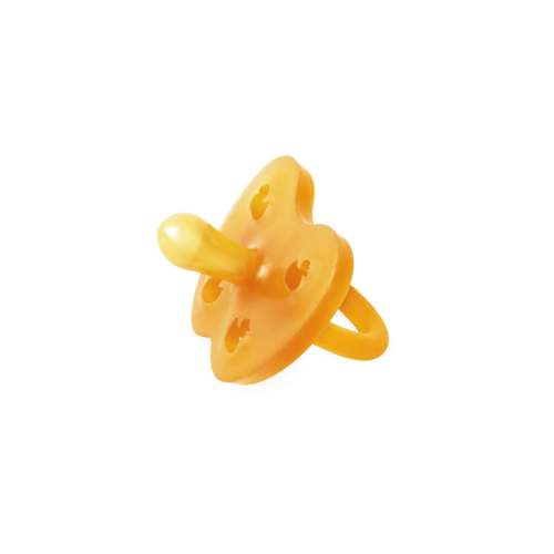 Natural Rubber Pacifier SYMMETRICAL Newborn 0+ Months Single-Pack - Symmetrical 0-3 months - NATURAL