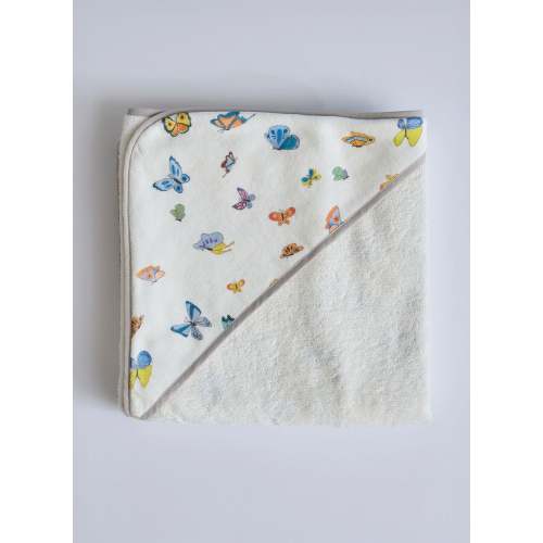 Madame Butterfly Hooded Bath Towel