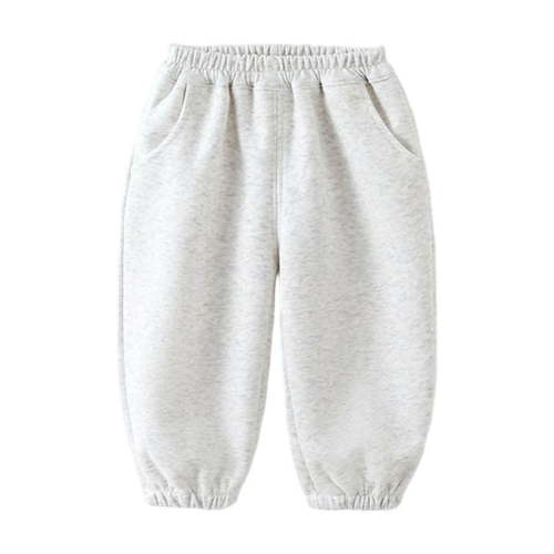 Krdevn Kids Jogger Pants - Soft Stretchy Sweatpants for Outdoor Play - Comfortable Everyday Fall Wear,Color:Grey,Size:2-3 Years