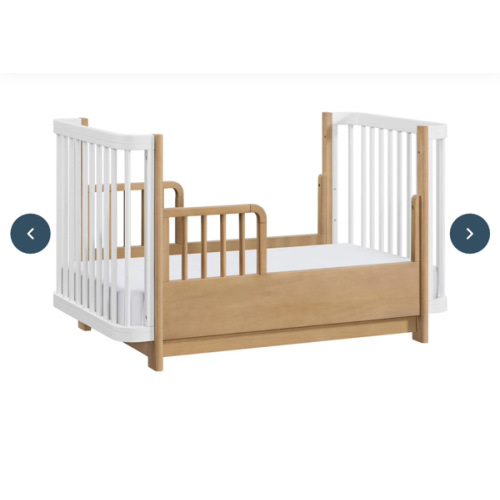 Nurture& | The Milan Guardrail Toddler Bed Conversion Kit - Natural