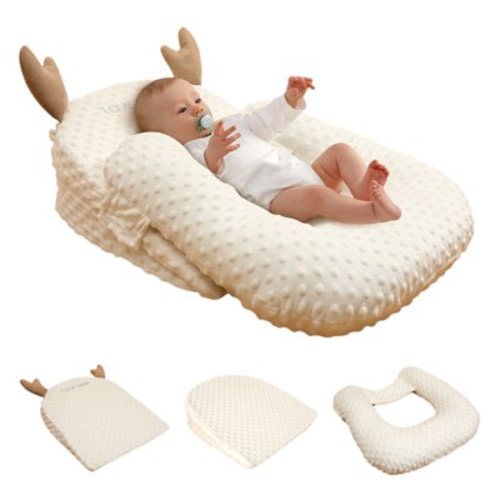 Baby Wedge Chair Cradle Wedge Pillow Reflux Baby Bed Sleeper Breathable Baby Breastfeeding Pillow Home Decor Suitable for Festival Gifts Easy To Use