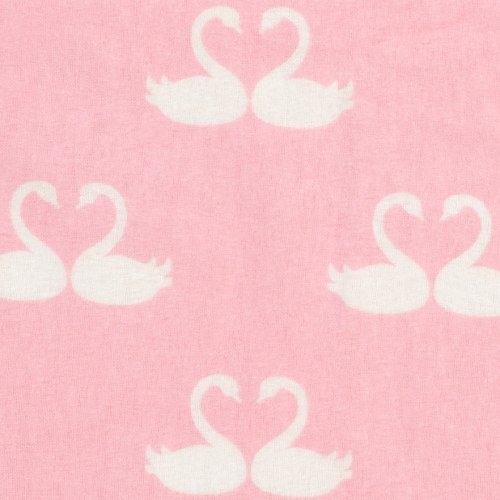 Trend Lab Swan Fairy Tale Deluxe Flannel Fitted Crib Sheet