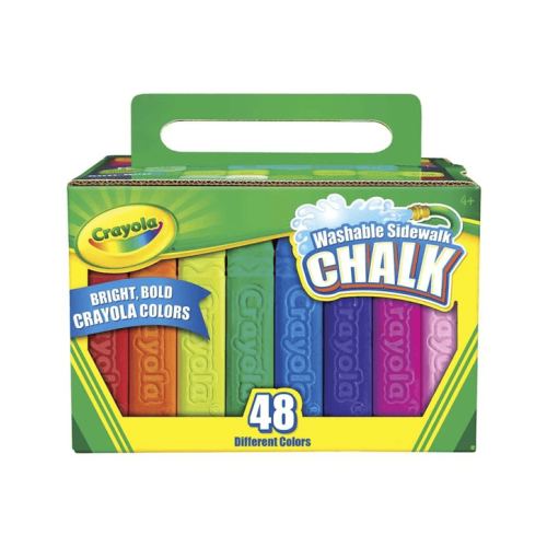 Crayola 48 Pack Washable Sidewalk Chalks - Assorted - One Size