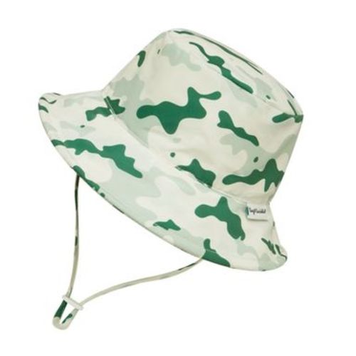 Tiny Twinkle Sun Hat with UPF 50+ UV Protection and Adjustable Brim for Toddlers (Camo, 0-6 Months)