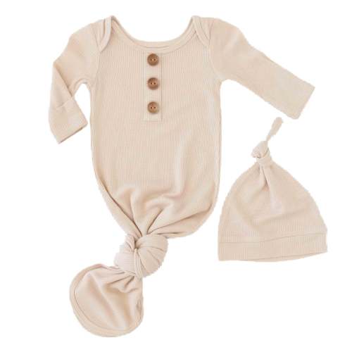 Knot Gowns - Oatmeal Waffle