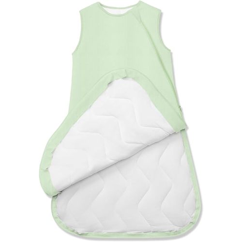 Quilted Supersoft Sleep Sack, 2.5 TOG Premium Bamboo Viscose Warm Baby Sleeping Bag, Thick Babies Wearable Blanket