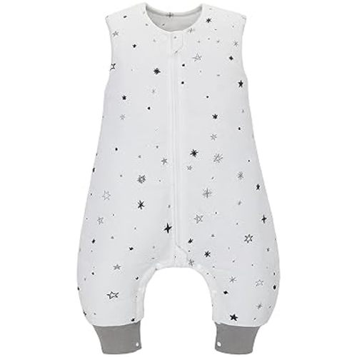 Baby Sleep Sack with Feet 2.5 TOG Winter Toddler Sleeping Sack Combed Cotton Baby Wearable Blanket for Early Walkers