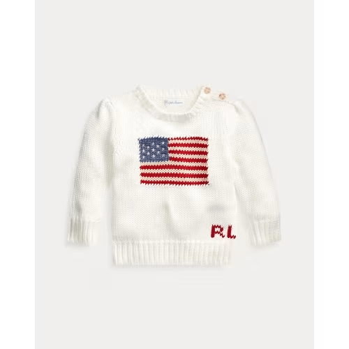 American Flag Sweater | Sweaters BABY GIRL (0-24 months) | Ralph Lauren