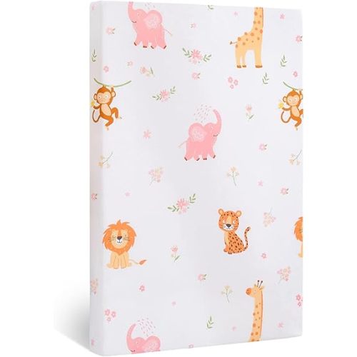 lasoftan Pack and Play Mattress - 38" x 26" Soft Mini Pad Breathable Portable Mattres Waterproof & Washable Perfectly fits Pack n Play