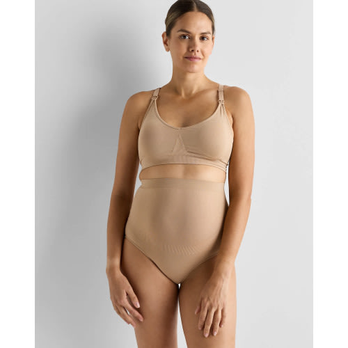 Seamless Nursing Bra in Sand