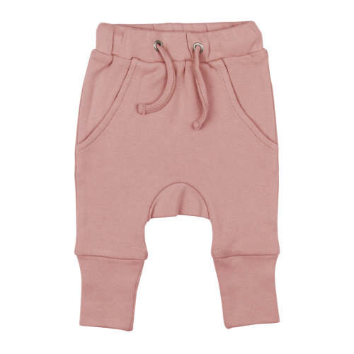 Organic Harem Joggers in Mauve – L'ovedbaby