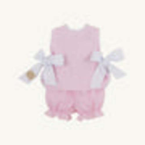 Talbott Tie Side - Pink Greenbriar Gingham with Worth Avenue White