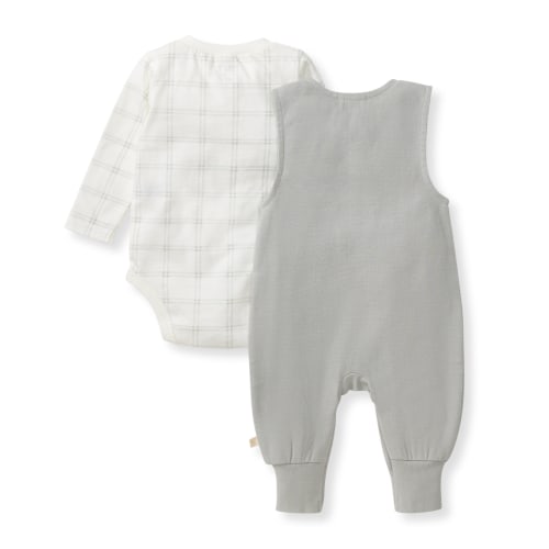 Plaid Jumpsuit & Bodysuit Set – Burt's Bees Baby