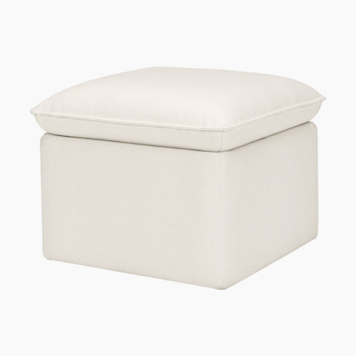 babyletto Cali Storage Ottoman - Performance Cream Eco Weave