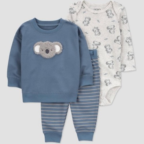 Carter's Just One You® Baby Boys' Koala Top & Bottom Set - Blue, Size: 9M