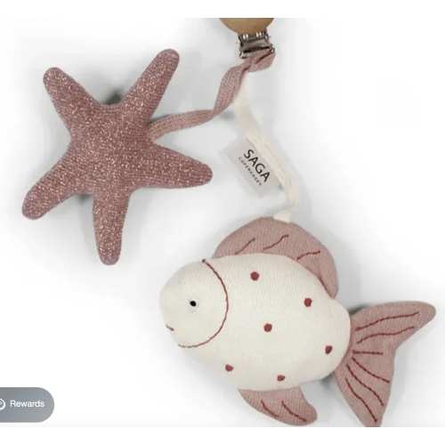 Organic Cotton Ocean Stroller Toy
