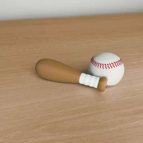Baseball Bat Baby RATTLE – Baseball-Inspired Gift for Baby, Baseball Themed Baby Shower Gift, New Parent Baseball Baby Toy