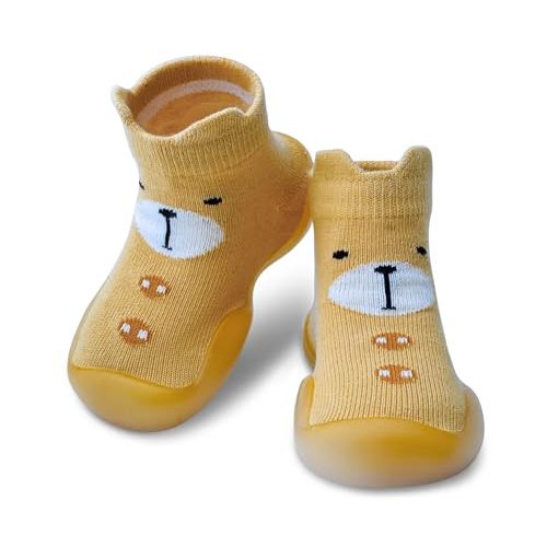 Dookeh Baby Shoes Boys Girls First Walking Shoes Non Slip Soft Sole Sneakers Toddler Infant Babygirl Sock Shoes