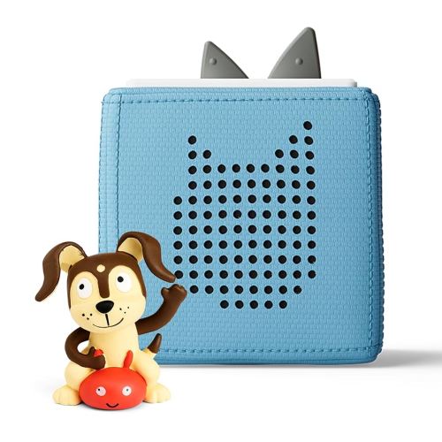 Amazon.com: Toniebox Audio Player Starter Set with Playtime Puppy - Listen, Learn, and Play with One Huggable Little Box - Purple : Toys & Games