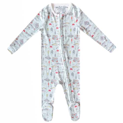 Zip-Up Footie Pajama - Trout