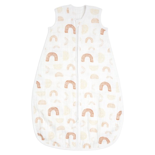aden + anais Cotton Muslin Wearable Blanket, Keep Rising Tan
