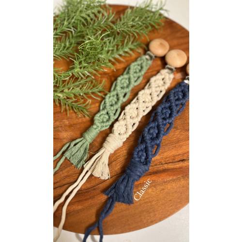 Macrame Pacifier Clip