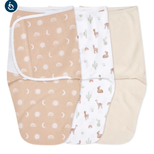Desert Sun Easy Swaddle With No Zipper 0-3M | aden + anais